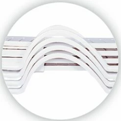 CLP 4er Set Sonnenliege Havana I 4x Kunststoffliege Mit Rädern I Rückenlehne 5-fach Verstellbar I Stapelbare Liege Wetterfest -Zipper Geschäft 8600246500 312728 prod 004