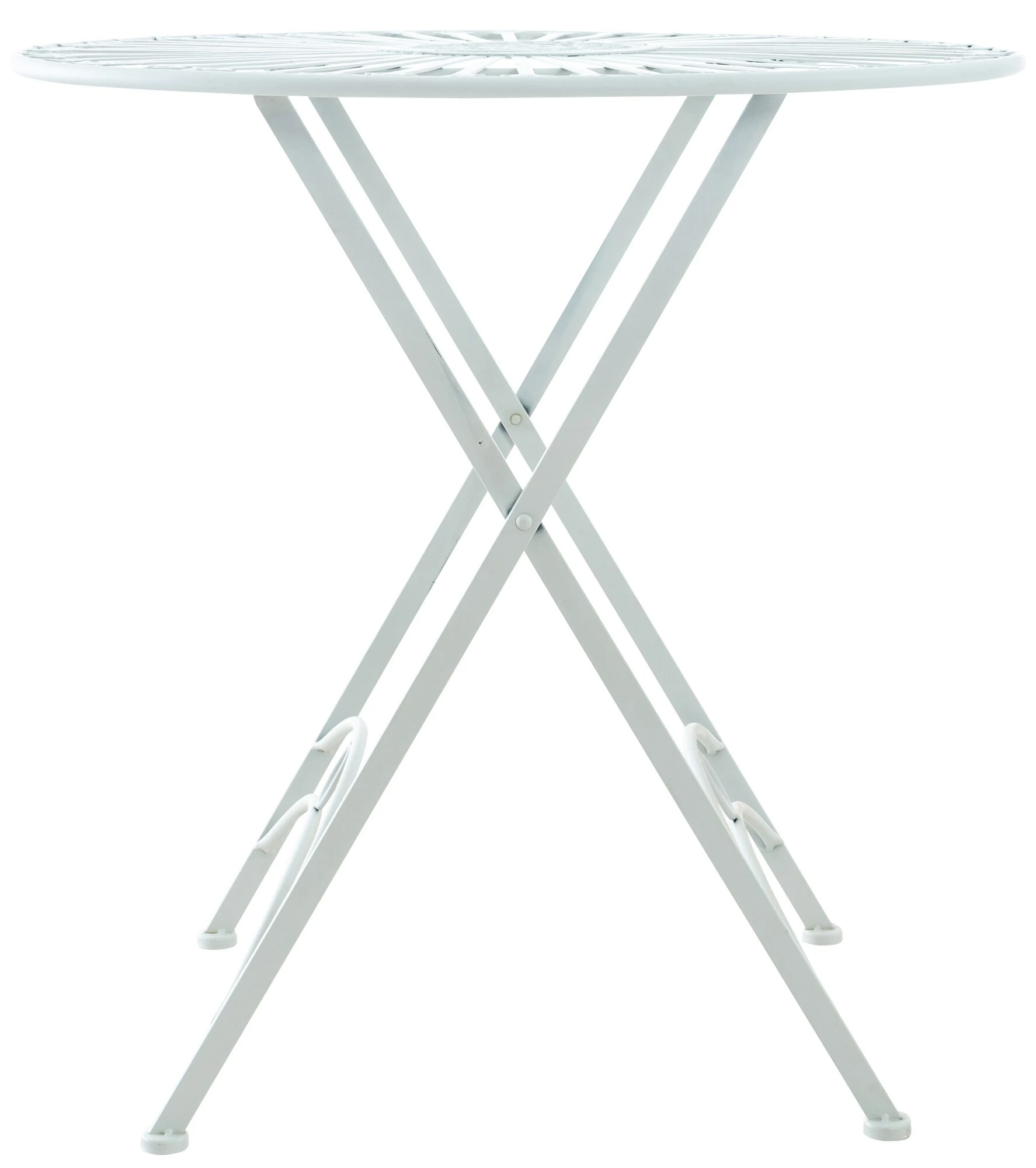 CLP Bistrotisch Tegal Aus Eisen I Gartentisch Mit Kunstvollen Verzierungen I Runder Metalltisch 3 CLP Bistrotisch Tegal Aus Eisen I Gartentisch Mit Kunstvollen Verzierungen I Runder Metalltisch – Bild 3