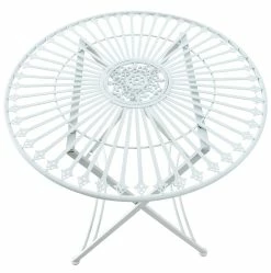 CLP Bistrotisch Tegal Aus Eisen I Gartentisch Mit Kunstvollen Verzierungen I Runder Metalltisch 9 CLP Bistrotisch Tegal Aus Eisen I Gartentisch Mit Kunstvollen Verzierungen I Runder Metalltisch -Zipper Geschäft 8600246500 315740 prod 004