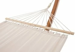 CLP Hängematte Miramar Mit Holzgestell I Stabhängematte I Liegefläche 200 X 120 Cm I Lärchenholz Massiv -Zipper Geschäft 8600246500 317828 prod 006