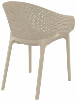 CLP Stuhl Sky Pro I Gartenstuhl Aus Kunststoff I Stapelbarerer Bistrostuhl I Wetterfester Lehnstuhl -Zipper Geschäft 8600246500 319883 prod 004