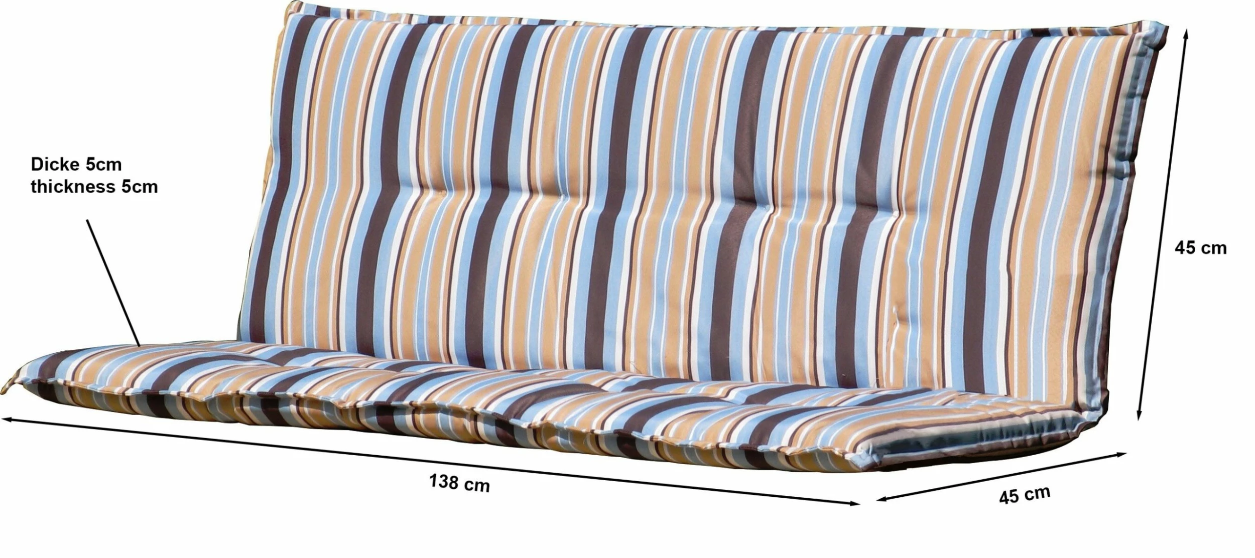 Grasekamp Auflage Marine Für Gartenbank 150cm Rio Grande Bank Gartenmöbel 2 Grasekamp Auflage Marine Für Gartenbank 150cm Rio Grande Bank Gartenmöbel – Bild 2