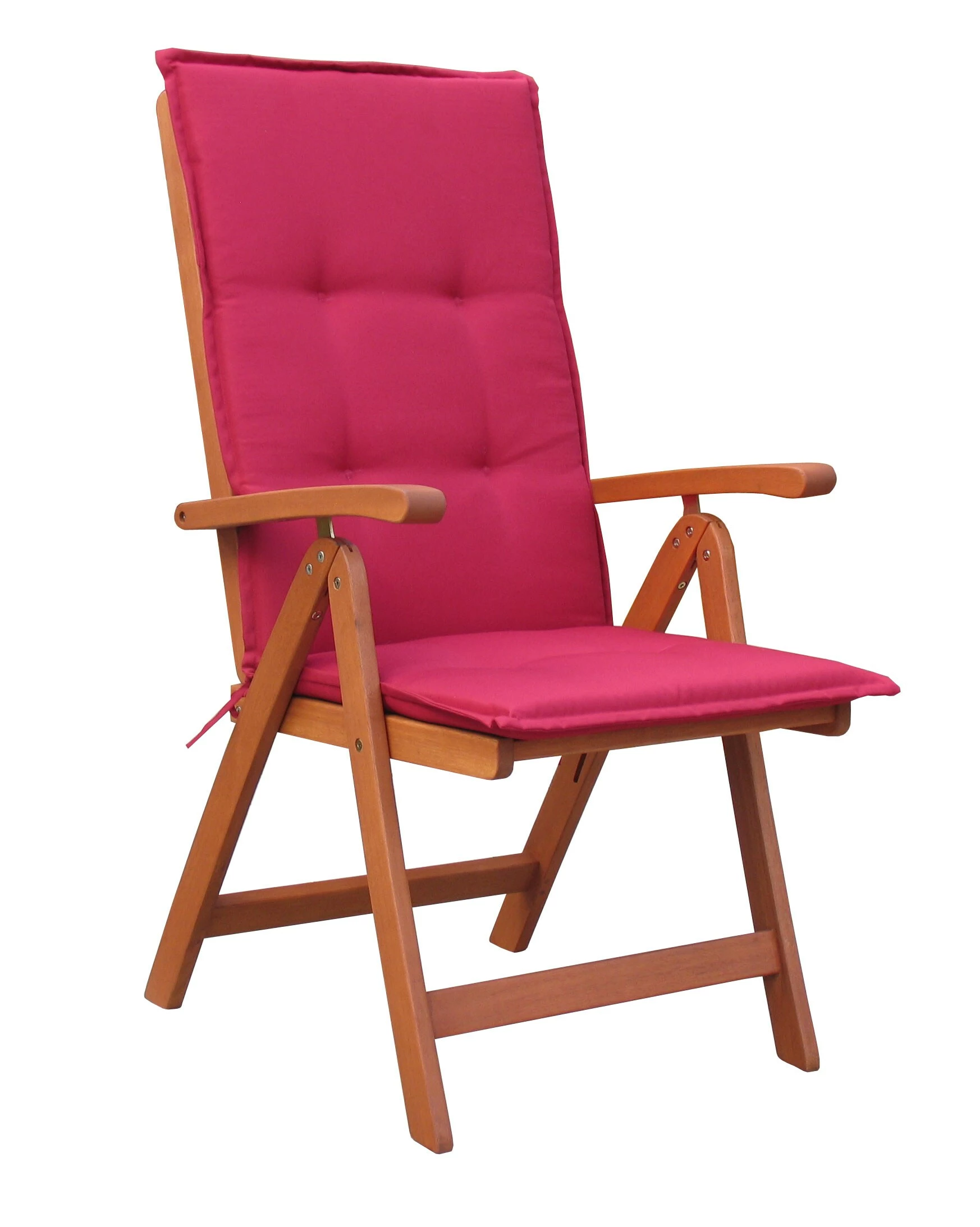 Grasekamp Auflage Kissen Klappsessel Santos - Rubinrot Uni 1 Grasekamp Auflage Kissen Klappsessel Santos - Rubinrot Uni