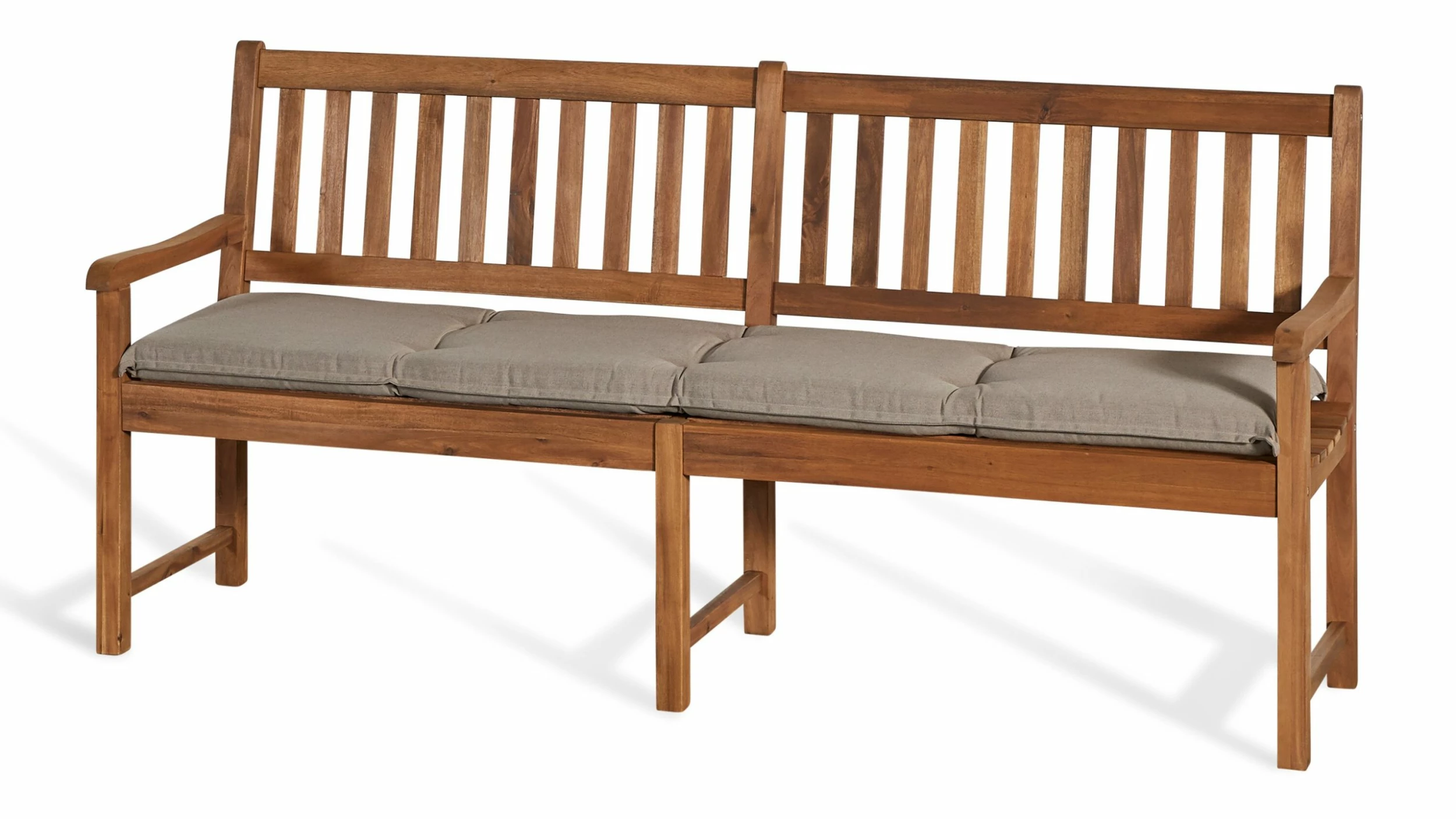 Grasekamp Gartenbank Bank Holzbank Akazie Natur Mit Kissen Sand 1 Grasekamp Gartenbank Bank Holzbank Akazie Natur Mit Kissen Sand