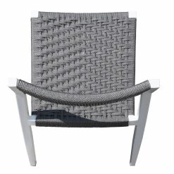 Grasekamp Stapelstuhl-Set Sol 4 Teilig Aus Aluminium - Weiß/Grau -Zipper Geschäft 8600280600 11973 prod 005