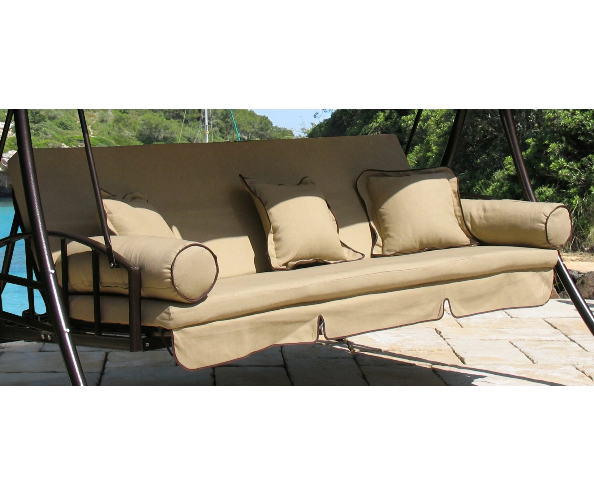 Grasekamp Kissen Zur Hollywoodschaukel Nostalgie 2 Grasekamp Kissen Zur Hollywoodschaukel Nostalgie – Bild 2