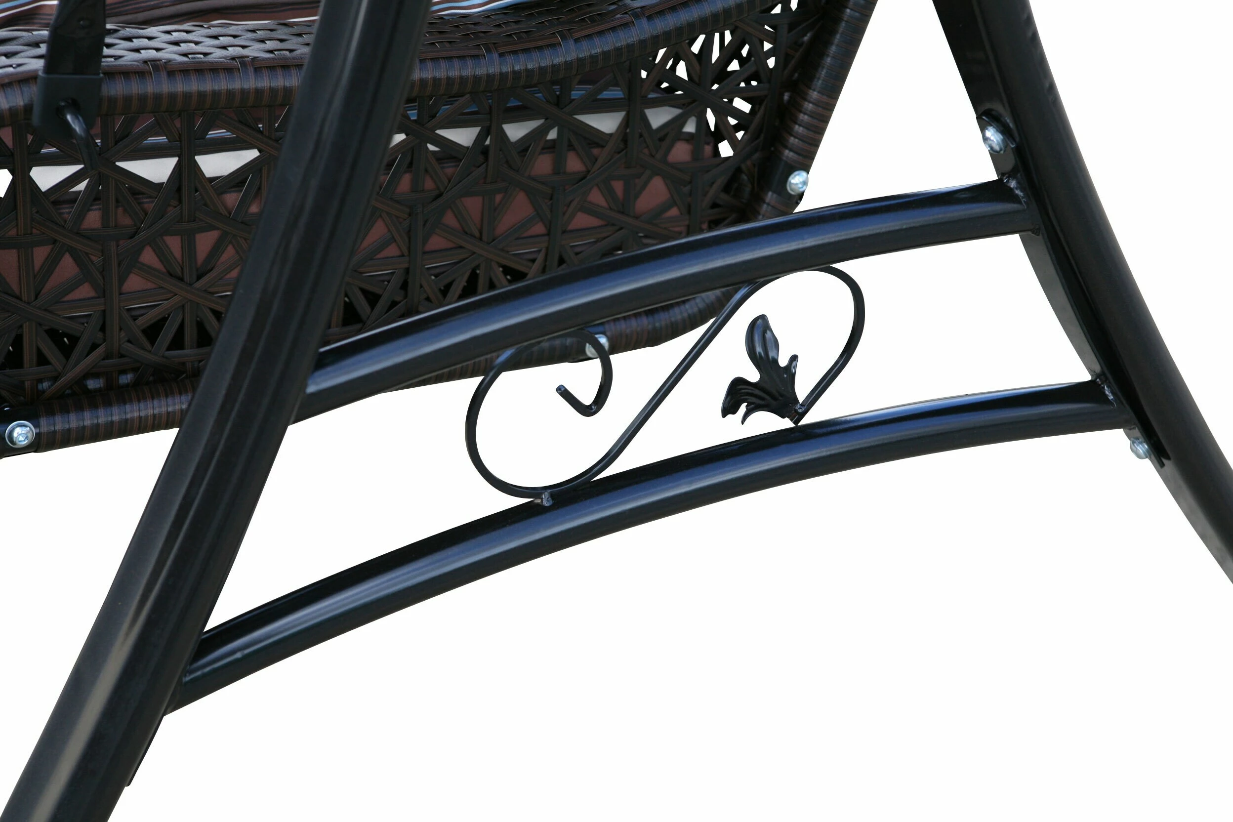 Grasekamp Hollywoodschaukel Portofino Polyrattan Relax Liege Schaukel Gartenliege 4 Grasekamp Hollywoodschaukel Portofino Polyrattan Relax Liege Schaukel Gartenliege – Bild 4