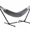 Grasekamp Hängemattenset Relax Bis Auf 330 Cm Verstellbar Mit XL Hängematte Grau 210 X 140 Cm