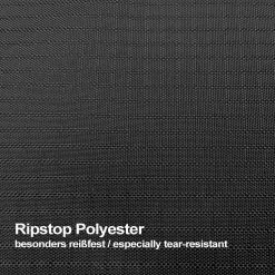 Grasekamp Black Premium Hollywoodschaukelhülle 210x145x145cm / Swing Cover / Atmungsaktiv / Breathable -Zipper Geschäft 8600280600 64008 prod 004