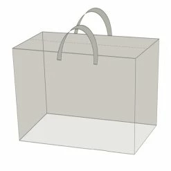 Grasekamp Black Premium Loungeauflagentasche 80x80x60cm / Protective Bag / Atmungsaktiv / Breathable