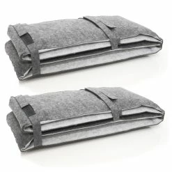 Dunedesign FILZ Set - 2x Bierbank Auflage Zum Wenden 180cm - 12x Bodenschoner -Zipper Geschäft 8600295800 11622 prod 003