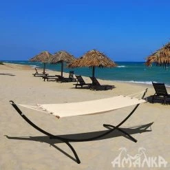 Amanka Outdoor Hängemattengestell OHNE Hängematte - 300x100cm Garten Gestell Bis 120kg -Zipper Geschäft 8600295800 11810 prod 003