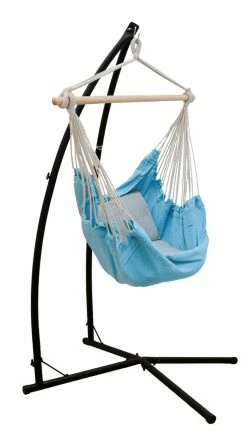 Amanka Hängestuhlgestell Mit Hängesessel 215cm Metallgestell Bis 120kg Mit 2 Kissen