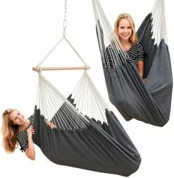 Amanka XXL Hängesessel Für 2 Personen185x130 Hängestuhl Bis 150kg Hängematte Baumwolle -Zipper Geschäft 8600295800 11924 prod 004