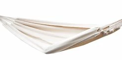 Amanka XXL Hängematte Für 2 Personen Bis 150kg 400x160cm Beige