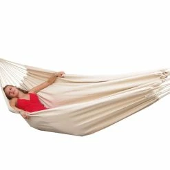 Amanka XXL Hängematte Für 2 Personen Bis 150kg 400x160cm Beige -Zipper Geschäft 8600295800 3162 prod 003