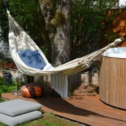 Amanka XXL Hängematte Für 2 Personen Bis 150kg 400x160cm Beige -Zipper Geschäft 8600295800 3162 prod 005