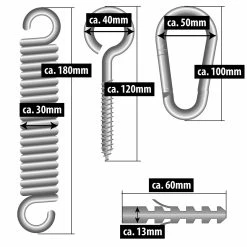 Amanka Befestigung Für Hängesessel Hängestuhl - Aufhängung Bis 150 Kg -Zipper Geschäft 8600295800 3164 prod 003