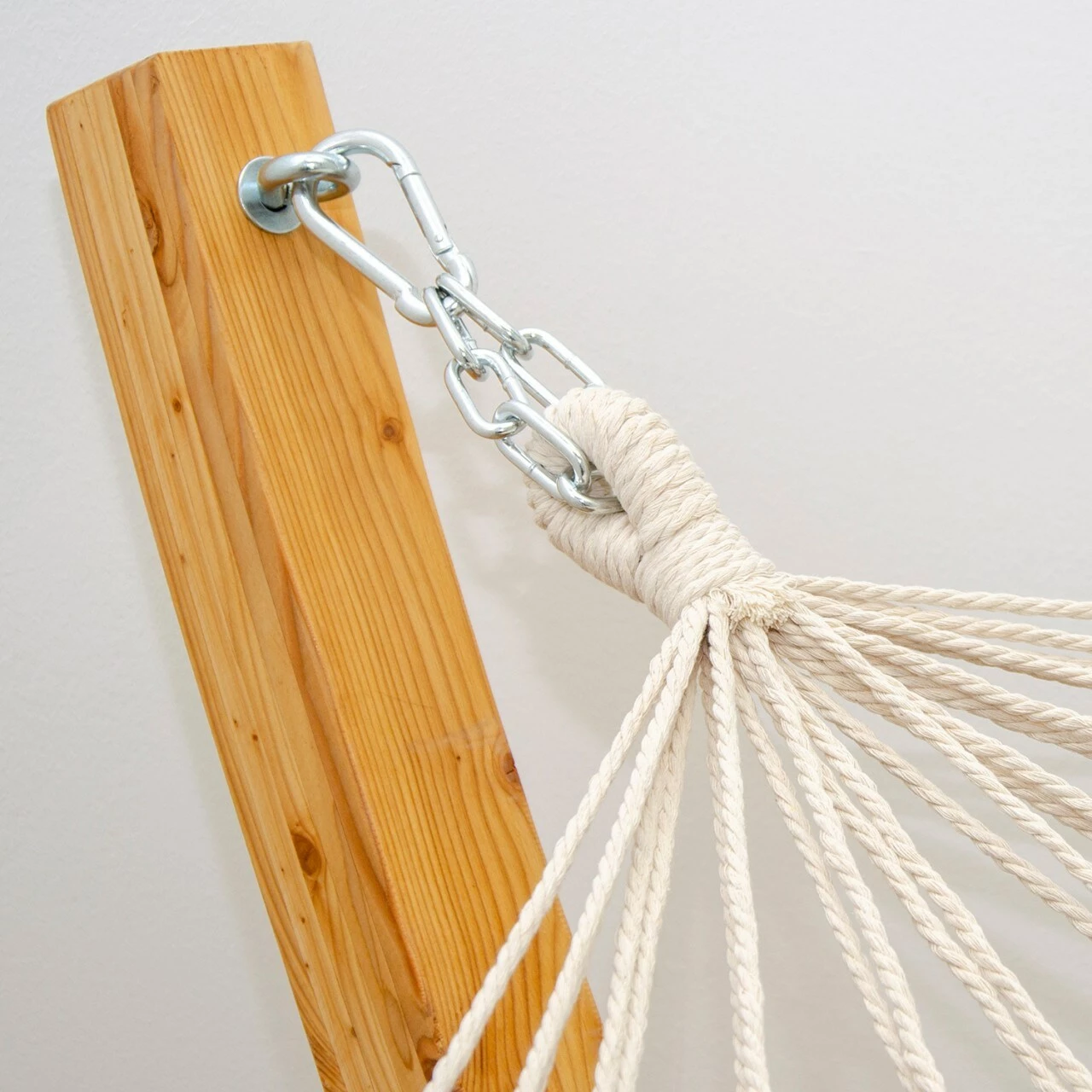 Amanka Hängematte Mit Gestell 310 X 120 Cm - Holz Hängemattengestell 4 Amanka Hängematte Mit Gestell 310 X 120 Cm - Holz Hängemattengestell – Bild 4