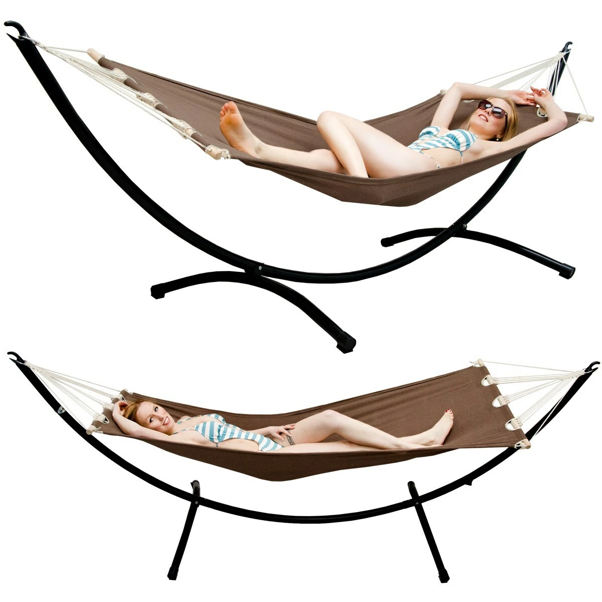 Amanka Hängematte Mit Gestell 300x100 Garten Liege Hängemattengestell Aus Metall 2 Amanka Hängematte Mit Gestell 300x100 Garten Liege Hängemattengestell Aus Metall – Bild 2