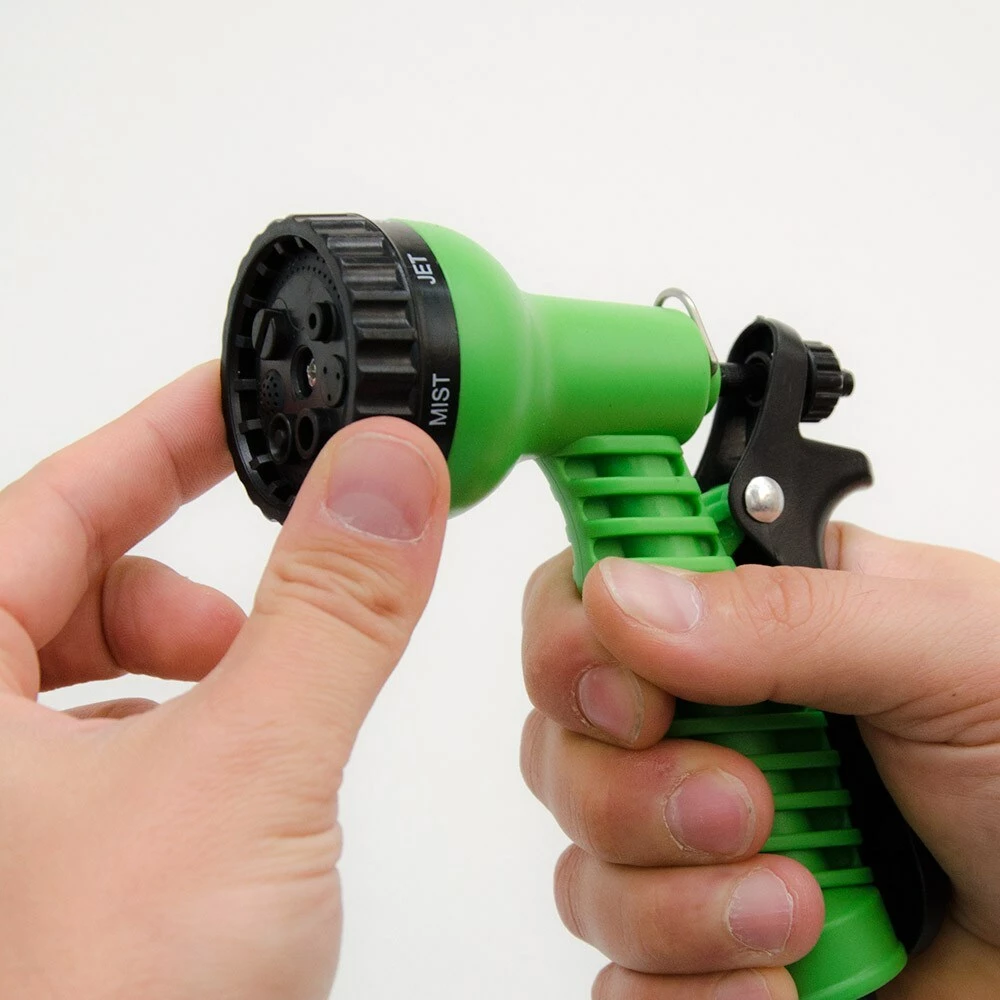 Eyepower Hochwertiger Gartenschlauch Flexibler Wasserschlauch Schlauch 2,5m-7m Inkl 7fach Multifunktions Sprü 3 Eyepower Hochwertiger Gartenschlauch Flexibler Wasserschlauch Schlauch 2,5m-7m Inkl 7fach Multifunktions Sprü – Bild 3