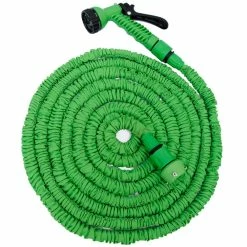 Eyepower Hochwertiger Gartenschlauch Flexibler Wasserschlauch Schlauch 7m-15m Inkl 7fach Multifunktions Sprüh