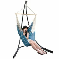 Amanka XXL Hängesessel 185x130cm Hängestuhl 2 Personen Hängesitz Bis 150kg Baumwolle Hängematte 360° Swifel 11 Amanka XXL Hängesessel 185x130cm Hängestuhl 2 Personen Hängesitz Bis 150kg Baumwolle Hängematte 360° Swifel -Zipper Geschäft 8600295800 3232 prod 006