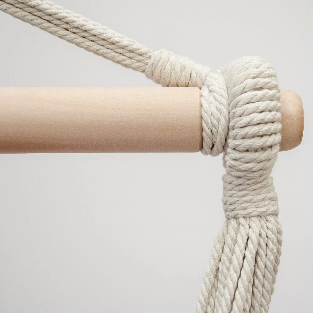 Amanka XXL Hängesessel 185x130cm Hängestuhl 2 Personen Hängesitz Bis 150kg Baumwolle Hängematte 360° Swifel 3 Amanka XXL Hängesessel 185x130cm Hängestuhl 2 Personen Hängesitz Bis 150kg Baumwolle Hängematte 360° Swifel – Bild 3