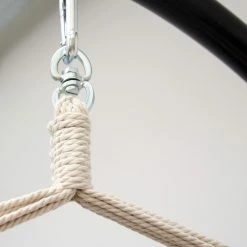 Amanka XXL Hängesessel 185x130cm Hängestuhl 2 Personen Hängesitz Bis 150kg Baumwolle Hängematte 360° Swifel -Zipper Geschäft 8600295800 3236 prod 006