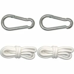 Amanka Hängematten Befestigung Bis 160kg - Mit Karabiner Und Seilen -Zipper Geschäft 8600295800 3264 prod 005