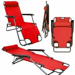 Amanka Liegestuhl Campingliege Gartenliege 100 Kg Sonnenliege Liege Strandliege Stuhl