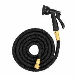 Eyepower Dehnbarer Gartenschlauch Mit Brause 2,5m - 7,5m Flexibler Wasserschlauch