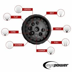 Eyepower Dehnbarer Gartenschlauch Mit Brause 2,5m - 7,5m Flexibler Wasserschlauch -Zipper Geschäft 8600295800 3463 prod 004