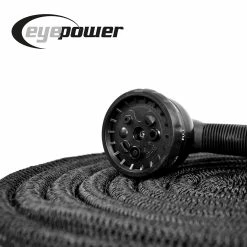 Eyepower Dehnbarer Gartenschlauch Mit Brause 2,5m - 7,5m Flexibler Wasserschlauch -Zipper Geschäft 8600295800 3463 prod 006