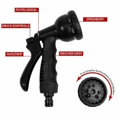 Eyepower Dehnbarer Gartenschlauch Mit Brause 7,5m - 22,5m Flexibler Wasserschlauch 10 Eyepower Dehnbarer Gartenschlauch Mit Brause 7,5m - 22,5m Flexibler Wasserschlauch -Zipper Geschäft 8600295800 3465 prod 005