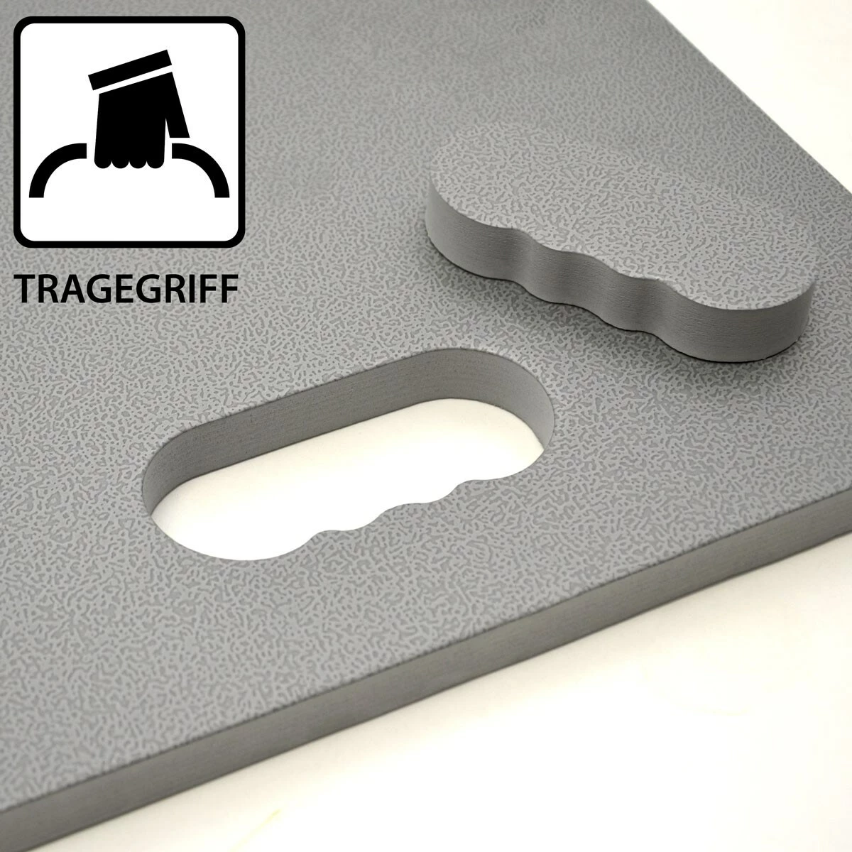 Eyepower XL Kniematte Sitzpolster Kniekissen Kniepolster Kniebrett Grau Knieschutz 4 Eyepower XL Kniematte Sitzpolster Kniekissen Kniepolster Kniebrett Grau Knieschutz – Bild 4