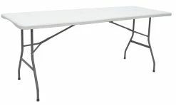 Amanka Gartentisch Für 6 Personen - 180 X 70 Cm Klapptisch - Camping Esstisch Klappbar