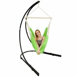Amanka Freistehendes Stahl-Hängestuhlgestell 210cm Inkl. XXL Hängesessel Aus Baumwolle Mit Swivel 185x130cm 8 Amanka Freistehendes Stahl-Hängestuhlgestell 210cm Inkl. XXL Hängesessel Aus Baumwolle Mit Swivel 185x130cm -Zipper Geschäft 8600295800 4716 prod 003