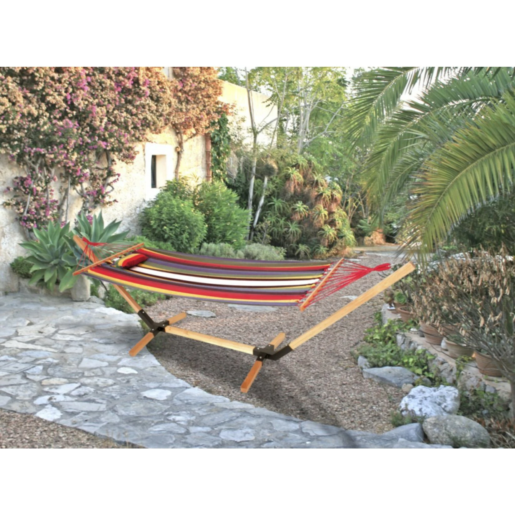 Garden Pleasure Hängematte Holz Gestell Hängeliege Matte Garten Terrasse Möbel 1 Garden Pleasure Hängematte Holz Gestell Hängeliege Matte Garten Terrasse Möbel