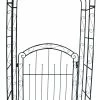 Garden Pleasure Metall Pforte Rosenbogen Tor Rankhilfe Rost Antik Optik