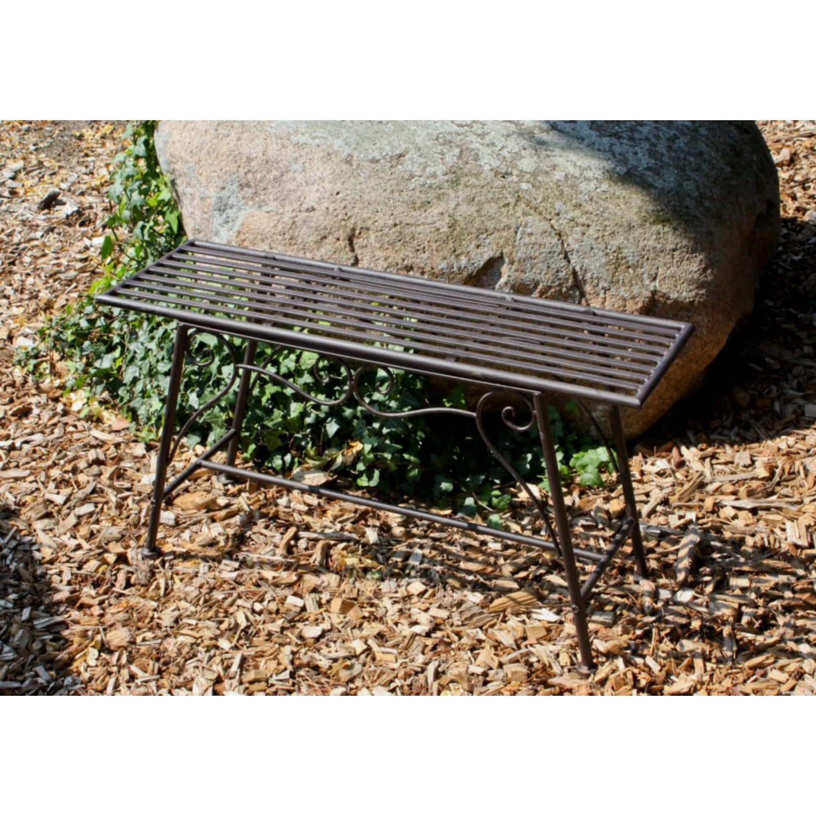 Garden Pleasure Gartenbank Metall Sitzbank Garten Terrasse Bank Parkbank 2 Sitzer Rost Optik 2 Garden Pleasure Gartenbank Metall Sitzbank Garten Terrasse Bank Parkbank 2 Sitzer Rost Optik – Bild 2