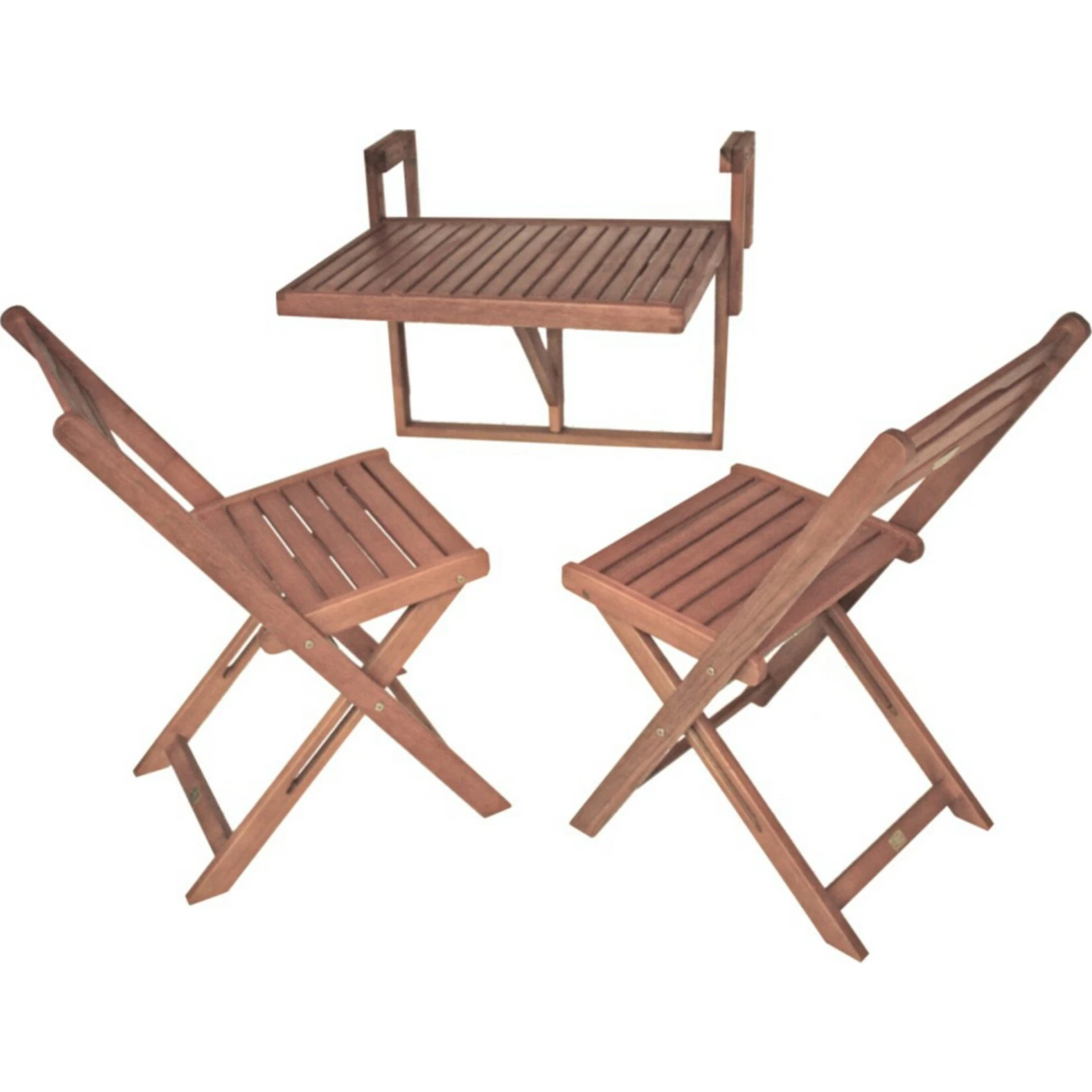 Garden Pleasure Holz Balkon Hängetisch Garten Tisch Esstisch Stuhl Klappstuhl 2 Garden Pleasure Holz Balkon Hängetisch Garten Tisch Esstisch Stuhl Klappstuhl – Bild 2