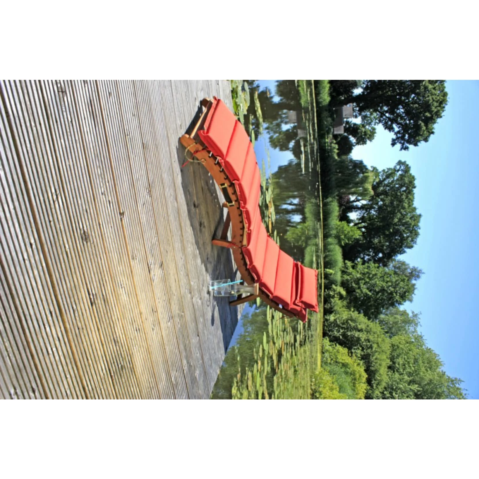 Garden Pleasure Faltliege Nassau + Auflage Sonnenliege Garten Liege Relaxliege 4 Garden Pleasure Faltliege Nassau + Auflage Sonnenliege Garten Liege Relaxliege – Bild 4