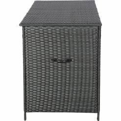 PKline Polyrattan Gartenzubehör Lamar Kissenbox Mit Rädern Schwarz Auflagenbox Garten 7 PKline Polyrattan Gartenzubehör Lamar Kissenbox Mit Rädern Schwarz Auflagenbox Garten -Zipper Geschäft 8600296500 28378 prod 003