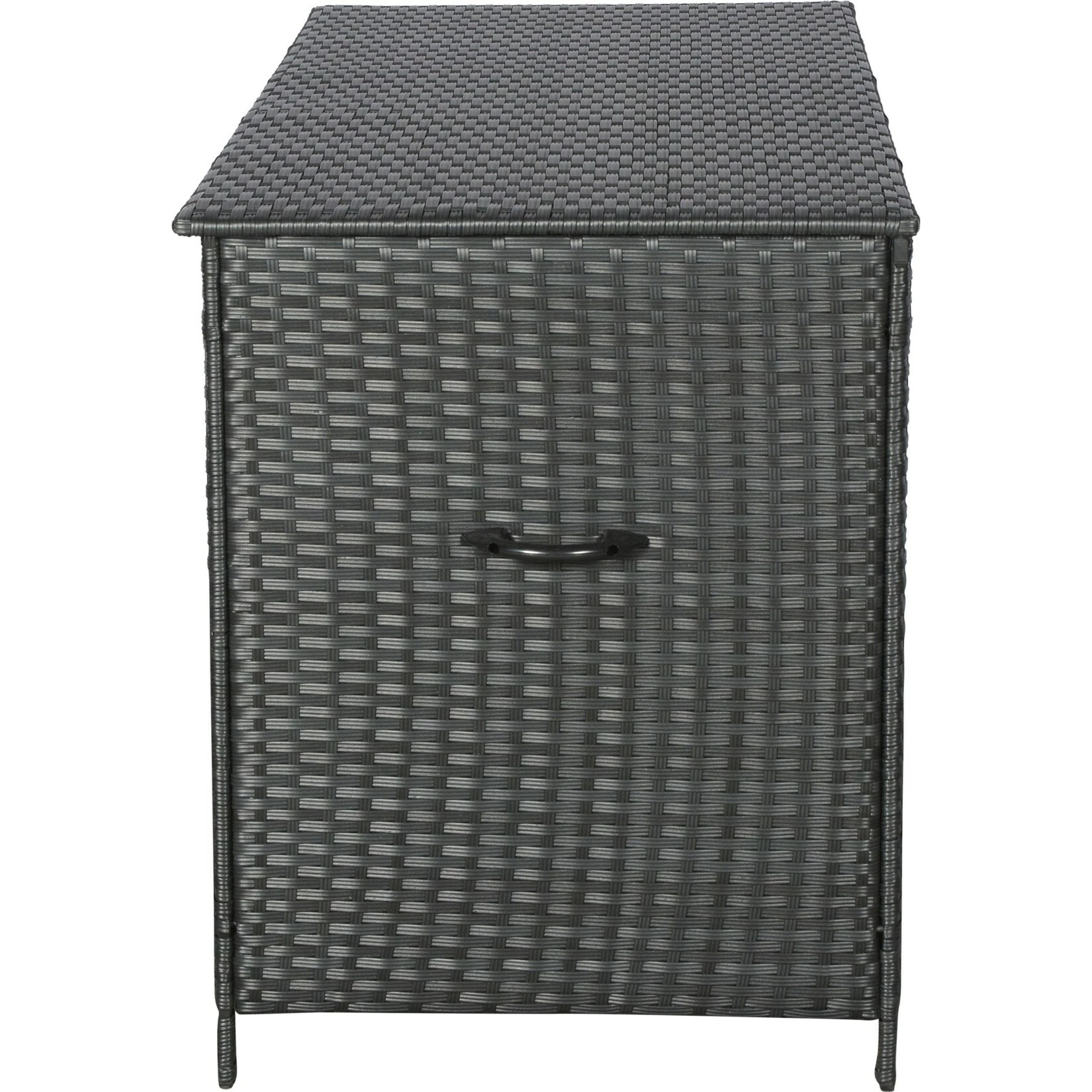 PKline Polyrattan Gartenzubehör Lamar Kissenbox Mit Rädern Schwarz Auflagenbox Garten 3 PKline Polyrattan Gartenzubehör Lamar Kissenbox Mit Rädern Schwarz Auflagenbox Garten – Bild 3