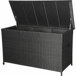 PKline Polyrattan Gartenzubehör Lamar Kissenbox Mit Rädern Schwarz Auflagenbox Garten 8 PKline Polyrattan Gartenzubehör Lamar Kissenbox Mit Rädern Schwarz Auflagenbox Garten -Zipper Geschäft 8600296500 28378 prod 004