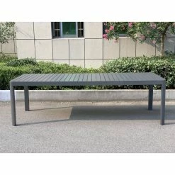 Garden Pleasure Alu Gartentisch 240x100cm Terrassentisch Balkontisch Esstisch Gartenmöbel Tisch