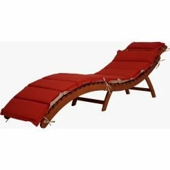 Garden Pleasure Faltliege NASSAU + Auflage 2er Set Holzliege Eukalyptus Sonnenliege Garten Liege -Zipper Geschäft 8600296500 31812 prod 004