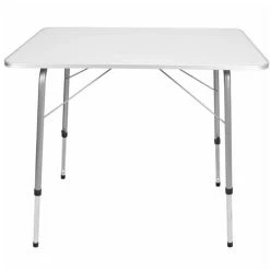 Westerholt Campingtisch 80 X 60 Cm Höhenverstellbar Mit Aluminium Einfassung