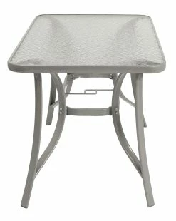 DEGAMO Gartentisch 120x70cm, Metall Grau + Glas -Zipper Geschäft 8600319700 39252440 prod 004